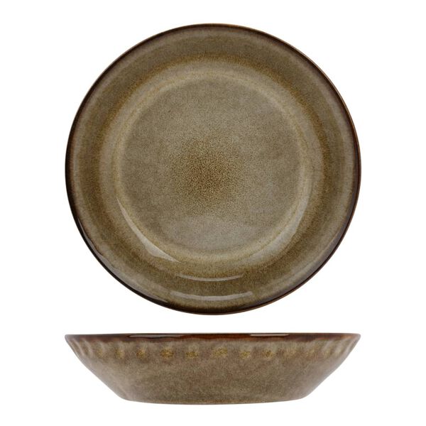 Cosy & Trendy Tiefe Teller Araki Hazel 4 Stk. &Oslash;21,5 cm Braun
