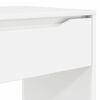 vidaXL Schreibtisch Hochglanz Wei&szlig; 100 x 50 x 78 cm Holzwerkstoff