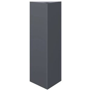 vidaXL Pflanzk&uuml;bel Anthrazit Dreieckig 30x26x75 cm Stahl