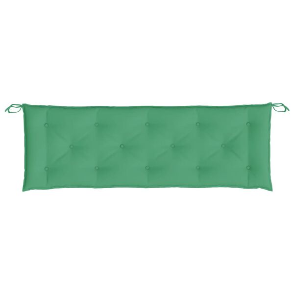 vidaXL Gartenbank-Auflage Gr&uuml;n 150x50x7 cm Oxford-Gewebe