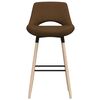 vidaXL Barhocker Braun Stoff