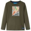 vidaXL Kinder-Langarmshirt Khaki 116