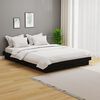 vidaXL Massivholzbett Schwarz 120x200 cm