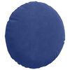 vidaXL Sitzkissen 2 St&uuml;ck Polizeiblau &Oslash; 30 x 13 cm Samt