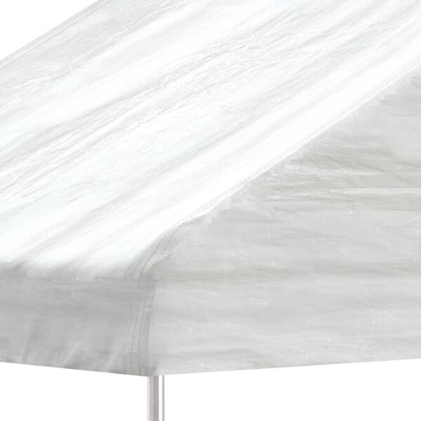vidaXL Pavillon mit Dach Wei&szlig; 17,84x5,88x3,75 m Polyethylen