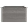 vidaXL Garten-Hochbeet WPC 150 x 100 x 54 cm Grau