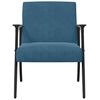 vidaXL Sessel Blau 59 x 75 x 78 cm Samt