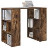 vidaXL Schreibtisch Ger&auml;ucherte Eiche 90 x 50 x 75 cm Holzwerkstoff