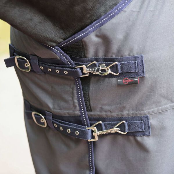 Covalliero Outdoor-Pferdedecke RugBe Zero 115 cm Grau