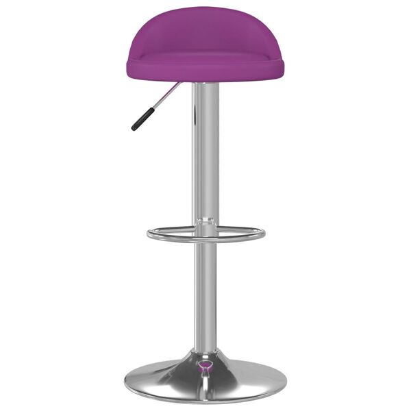 vidaXL Barhocker Lila Kunstleder