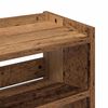 vidaXL Schuhregal Altholz-Optik 60x25x81 cm Holzwerkstoff
