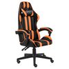 vidaXL Gaming-Stuhl Schwarz und Orange Kunstleder