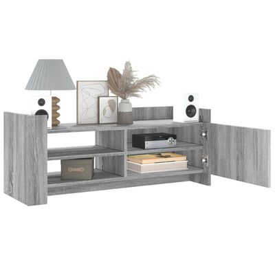 vidaXL TV-Schrank Grau Sonoma 100x35x40 cm Holzwerkstoff