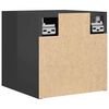 vidaXL TV-Wandschrank Hochglanz-Grau 30,5x30x30 cm