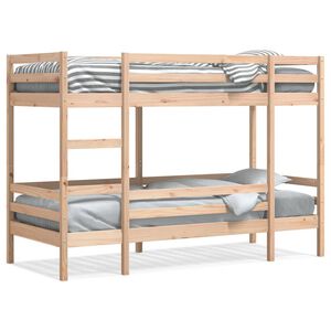 vidaXL Etagenbett ohne Matratze 90x200 cm Massivholz Kiefer