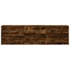 vidaXL TV-Schrank mit LED-Beleuchtung R&auml;uchereiche 180x34x50 cm