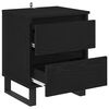 vidaXL Nachttisch Schwarz Eichen-Optik 40 x 35 x 50 cm Holzwerkstoff