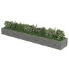 vidaXL Gabionen-Hochbeet Verzinkter Stahl 540&times;90&times;50 cm