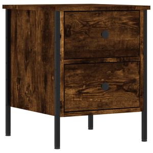vidaXL Nachttisch R&auml;uchereiche 40x42x50 cm Holzwerkstoff