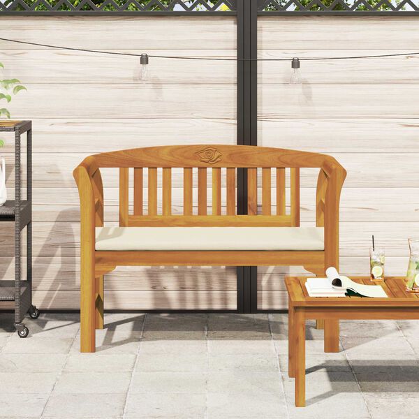 vidaXL Bank Nat&uuml;rlicher &Ouml;lfinish 114 x 46 x 82,5 cm Massivholz Akazie
