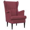 vidaXL Sessel Weinrot Stoff