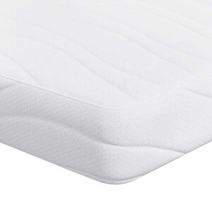 vidaXL Matratze Wei&szlig; 100 x 200 cm Jacquard-Stoff