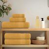 vidaXL 8-tlg. Handtuch-Set FROGN Gold 360 g/m&sup2;