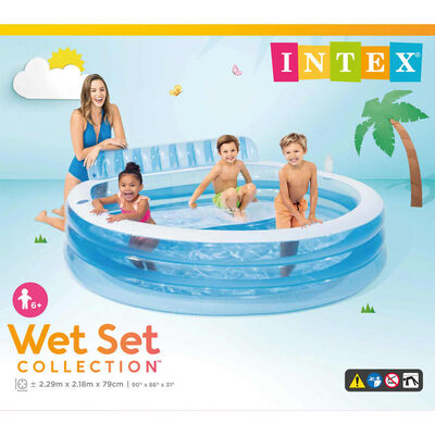 Intex Swim Center Aufblasbarer Pool "Family Lounge Pool" 57190NP