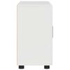 vidaXL Sideboard Hochglanz Wei&szlig; 88,5 x 30,5 x 55,5 cm Holzwerkstoff