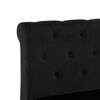 vidaXL Bettgestell Schwarz Samt 90 x 200 cm