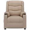vidaXL Massagesessel Cappuccino-Braun Kunstleder