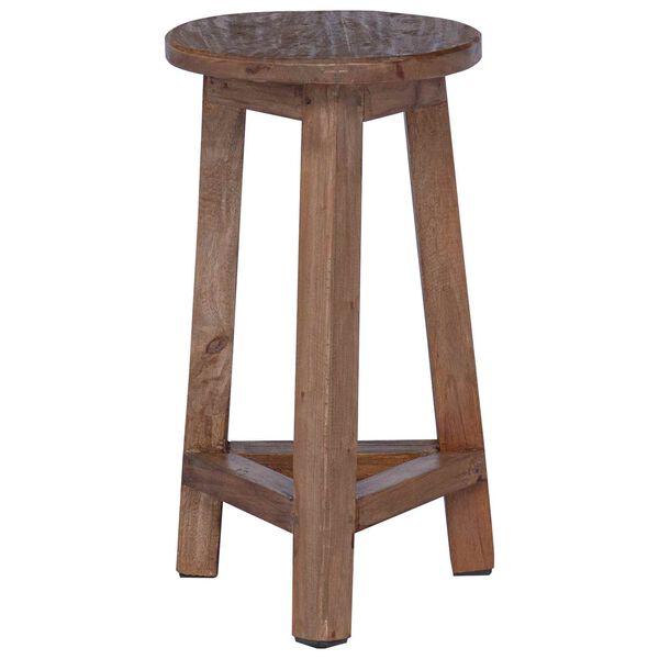 vidaXL Hocker Natur 28 x 28 x 50 cm Mahagoni Holz