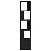 vidaXL B&uuml;cherregal Schwarz 40x36x189 cm Holzwerkstoff