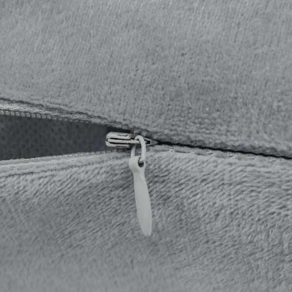 vidaXL Kissen 2 Stk. Stoff 45x45 cm Grau