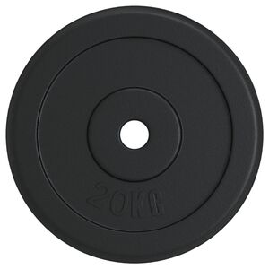 vidaXL Hantelscheibe 20 kg Gusseisen