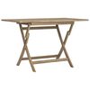 vidaXL 7-tlg. Garten-Essgruppe Grau Massivholz Teak