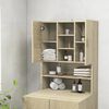vidaXL Waschmaschinenschrank Sonoma-Eiche 70,5x25,5x90 cm