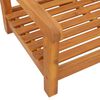 vidaXL Schaukelbank Braun 110 x 56 x 58.5 cm Massivholz Akazie