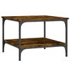 vidaXL Couchtisch R&auml;uchereiche 55x55x40 cm Holzwerkstoff