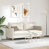 vidaXL Sofakissen 2 St&uuml;ck Taupe 50 x 30 cm Stoff