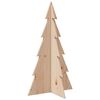 vidaXL Weihnachtsbaum Holz zum Schm&uuml;cken 80 cm Massivholz Kiefer