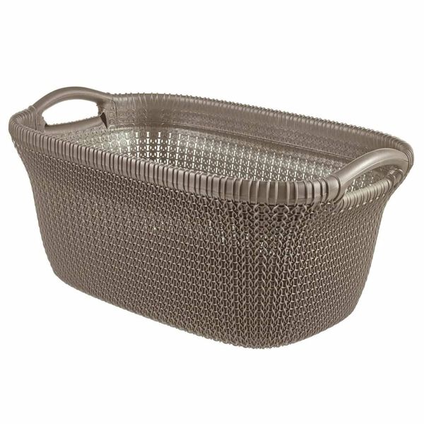 Curver W&auml;schekorb Knit 40 L Metallic-Braun