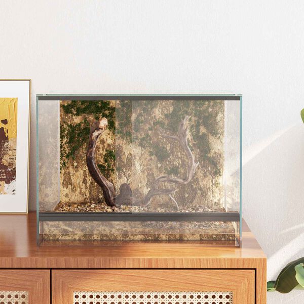 vidaXL Terrarium mit Speicher Transparent 40 x 30 x 30 cm Glas