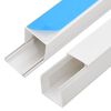 vidaXL Kabelkan&auml;le Selbstklebend 25x25 mm 30 m PVC