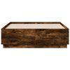 vidaXL Bettgestell R&auml;uchereiche 135x190 cm Holzwerkstoff