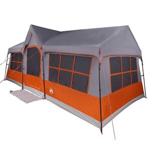 vidaXL Familienzelt 622 x 295 x 238 cm Polyester und Stahl