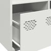 vidaXL Highboard Wei&szlig; 68x39x103,5 cm Stahl