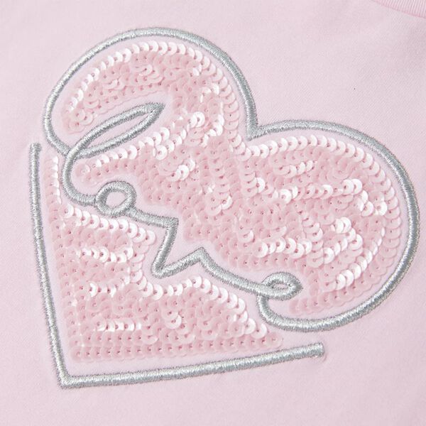 Kinder-T-Shirt Hellrosa 140