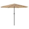 vidaXL Sonnenschirm mit Stahlmast Braun 388x388x248 cm