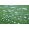 Kerbl Freilaufgehege Kleintiere mit Ausbruchsperre 220x103x103cm Chrom